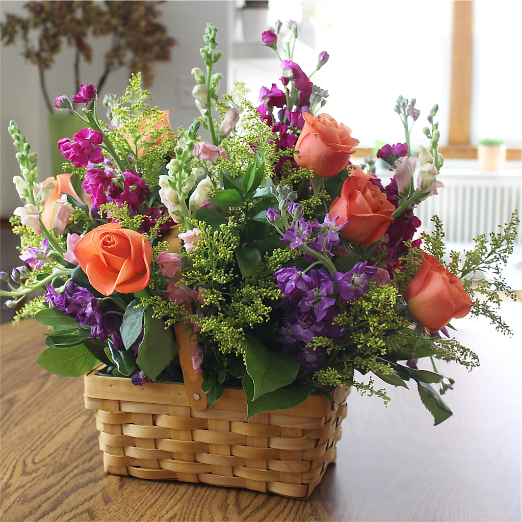 Garden of Life Basket –  Oliverios Florist, Bridgeport WV