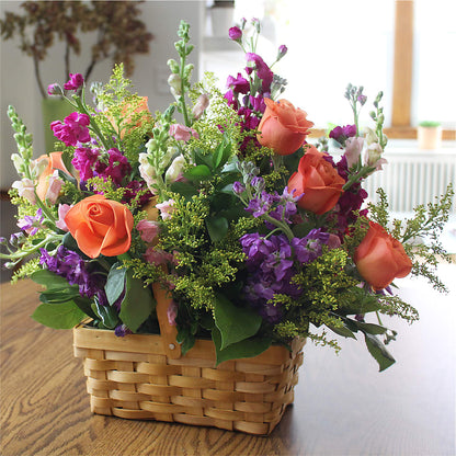 Garden of Life Basket –  Oliverios Florist, Bridgeport WV