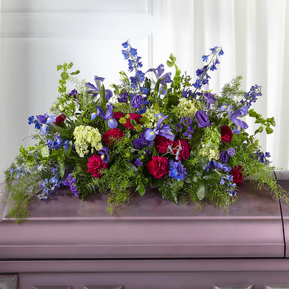 Always Treasured Casket Spray –  Oliverios Florist, Bridgeport WV