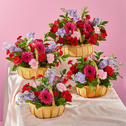 Pink Picnic Basket –  Oliverios Florist, Bridgeport WV
