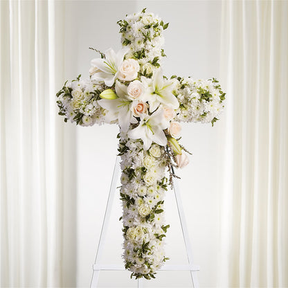 Spiritual Guidance Standing Spray –  Oliverios Florist, Bridgeport WV