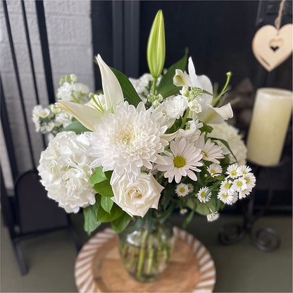 Classic Ivory – A Florist Original –  Oliverios Florist, Bridgeport WV