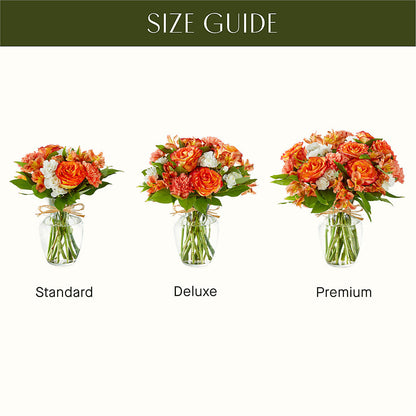 Apricot Glow Bouquet –  Oliverios Florist, Bridgeport WV