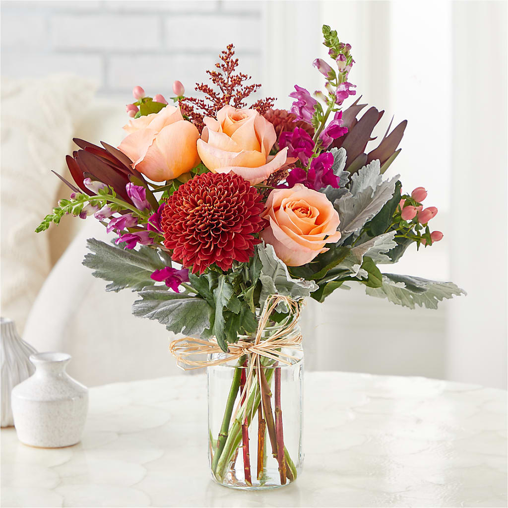 Moody Hues Bouquet –  Oliverios Florist, Bridgeport WV