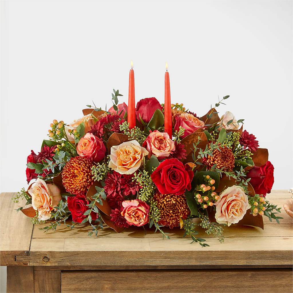 Gather Near Centerpiece –  Oliverios Florist, Bridgeport WV