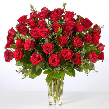 Forever Yours Fifty Stem Red Rose Bouquet –  Oliverios Florist, Bridgeport WV