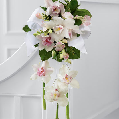 Perfect Entrance Pew Arrangement –  Oliverios Florist, Bridgeport WV