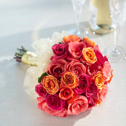Sweet Roses Bouquet –  Oliverios Florist, Bridgeport WV