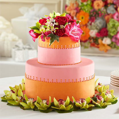 Sweet Citrus Cake Decor –  Oliverios Florist, Bridgeport WV